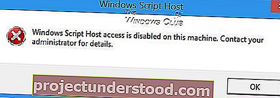 Akses Host Skrip Windows dilumpuhkan pada mesin ini