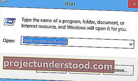 Lokasi folder startup Windows 10