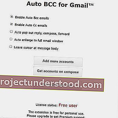 CC & BCC secara otomatis semua email di Gmail