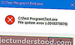 Kesalahan Sistem File