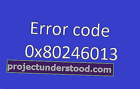 오류 코드 0x80246013