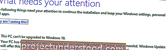 PC ini tidak dapat ditingkatkan ke Windows 10