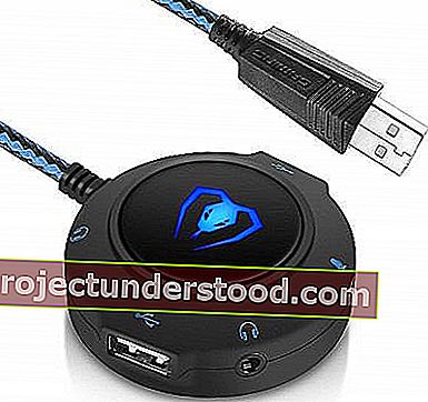 Penyesuai Audio Hub USB Kad Suara Luaran Micolindun