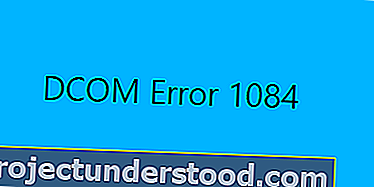 ข้อผิดพลาด DCOM 1084
