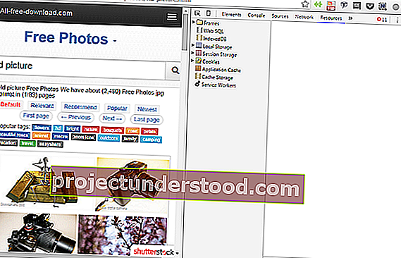 Simpan Gambar menggunakan Chrome saat Klik Kanan dinonaktifkan