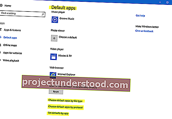 mengatur aplikasi default windows 10