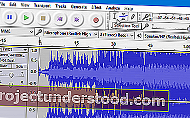 برنامج Audacity Audio Editor لنظام التشغيل Windows