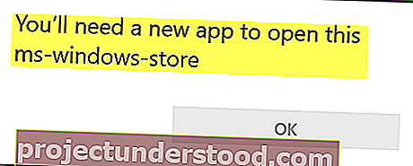 이 ms-windows-store를 열려면 새 앱이 필요합니다.