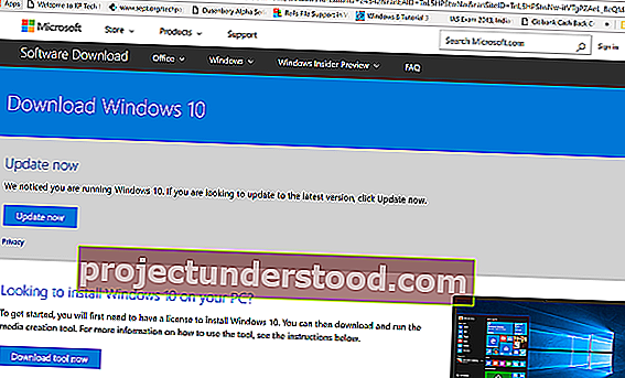 قم بتثبيت Windows 10 2004 باستخدام Windows 10 Update Assistant