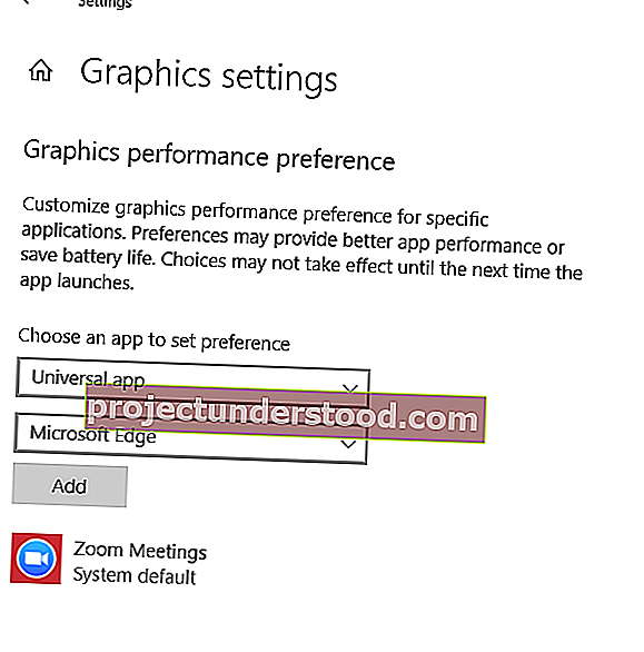 Memperbaiki aplikasi Windows 10 telah diblokir dari mengakses perangkat keras grafis