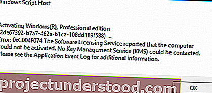 Windows 정품 인증 오류 0xC004F074