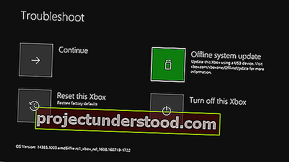 Perbarui Mode Offline Xbox One