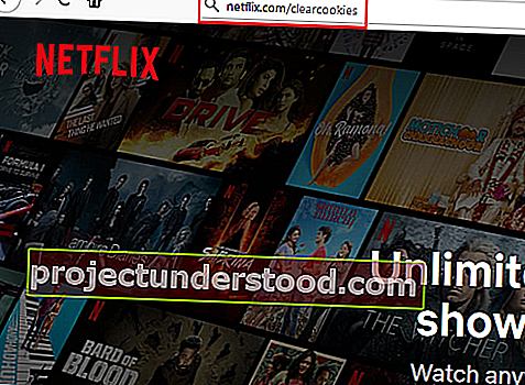 امسح ملفات تعريف الارتباط الخاصة بـ Netflix