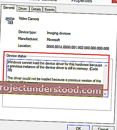 Windows tidak dapat Memuat Driver Perangkat untuk Perangkat Keras ini karena Mesin Virtual Sebelumnya dari Driver Perangkat masih dalam Memori (Kode 38)